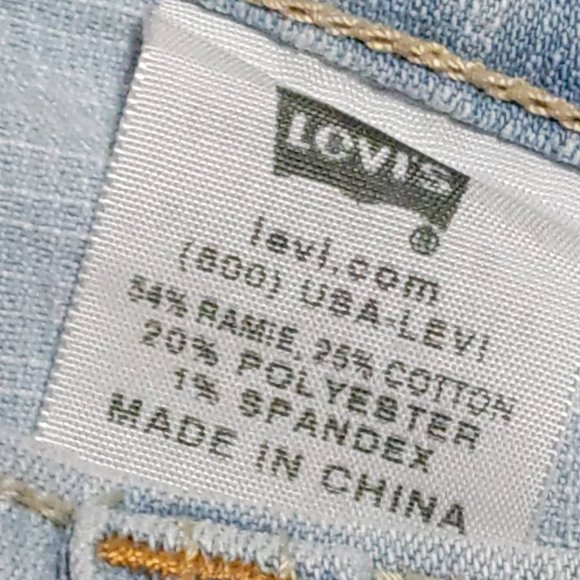 Vintage Levi's Low Slouch Denim Capri's Size 9 Pale Blue Denim - Picture 4 of 15